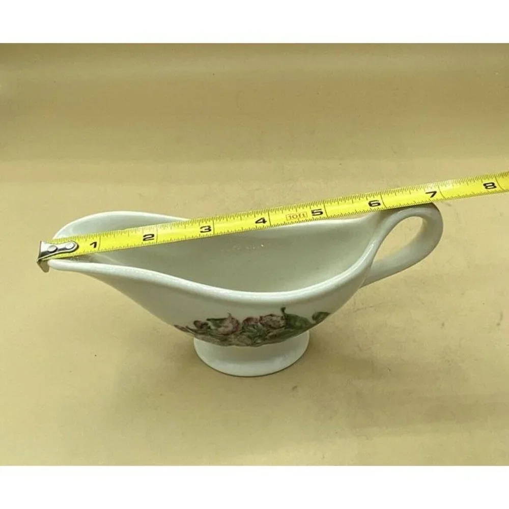 Lamberton Scammell China Gravy Flowers Railroad Dogwood Vintage - Picture 12 of 12